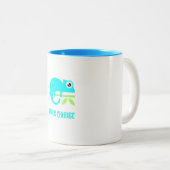 ネヴァーターコイズチャンミオンマグ ツートーンマグカップ (正面右)