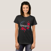 ネヴァーモア・レイヴン・ゴシック・ハロウィン Tシャツ (正面フル)