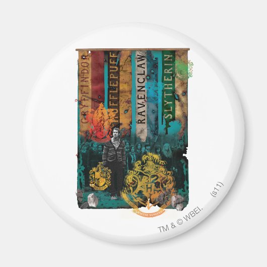 ネヴィルロングボトムコラージュ1 マグネット (正面)