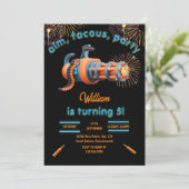 ネークールフウォーズパーティートップガンファイブ誕生日 招待状 (スタンド正面)