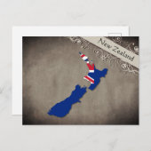 ネーゼランド ポストカード (正面/裏面)