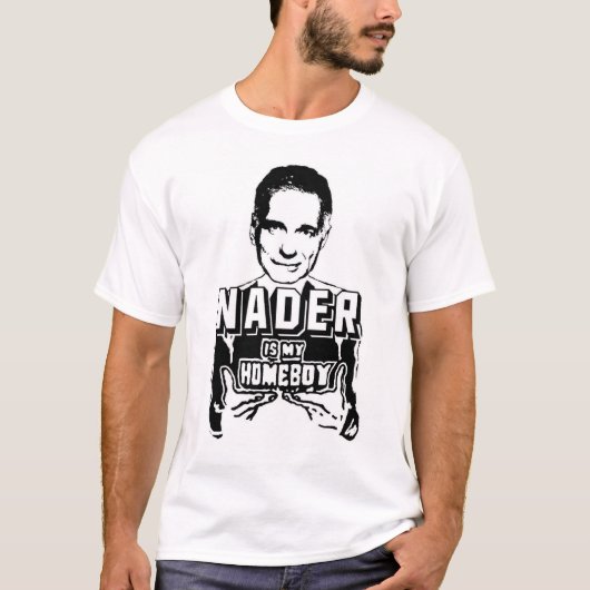 ネーダーは私の同郷人です Tシャツ (正面)