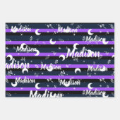 ネーパーソナライズされたムナイトハロウィンガーお洒落ル ラッピングペーパーシート (正面)