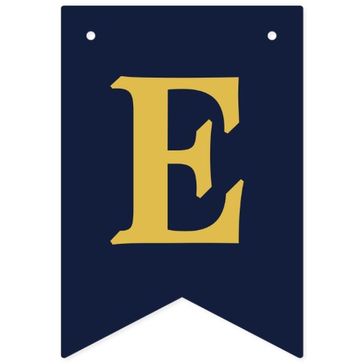 ネービーイエロー応援ズアンドビールズアニーエイジ誕生日 バンティングフラッグ (第3の旗)