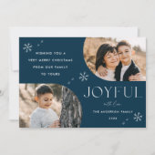 ネービーグーフィル雪片横アーチ2枚写真 シーズンカード (正面)