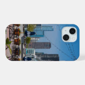 ネービーピアのライン iPhone 15ケース (裏面横)