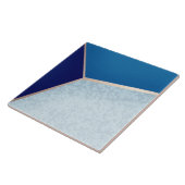 ネービーブルーアンド金ゴールドシャインカラーブロック タイル (側面)