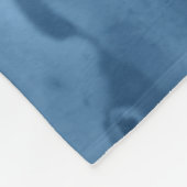 ネービーブルーアンド金ゴールドフェイクグリッターマーブルゲート フリースブランケット (角)