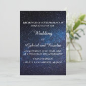 ネービーブルースターリーナイトスカイミルキ結婚ウェイズ 招待状 (スタンド正面)