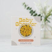 ネービーブルーナチョアベレージブライダルシャワー  招待状 (スタンド正面)