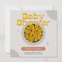 ネービーブルーナチョアベレージブライダルシャワー  招待状