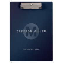 ネービーブルーモダンシンプルパーソナライズされた図