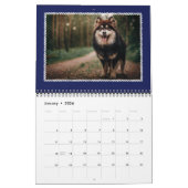 ネービーブルーロ航海のープフレーム写真 カレンダー (1月 2026)