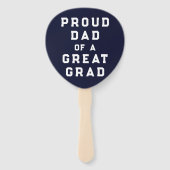 ネービーブルー卒業ノベルティ ハンドファン (正面)