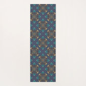 ネービーマンダラピラツヨガエクササイズ ヨガマット (裏面)