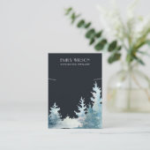 ネービー·パイン·ツリー·フォレスト·ネクレス·ブレスレット·ディスプレイ 名刺 (スタンド正面)