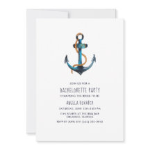 ネービ航海のーストライプバチェロレッテ招待状