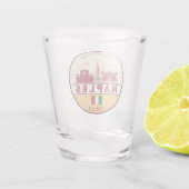 ネープルイタリアシティスカイラインエンブレム ショットグラス (裏面)
