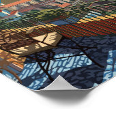 ネープルイタリアトラベルアートヴィンテージ ポスター (角)