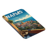 ネープルイタリアトラベルアートヴィンテージ マグネット (右側)