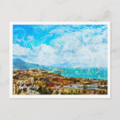 ネープルイタリアビューティフル油ランドスケープ ポストカード (正面)