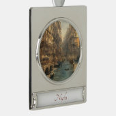 ネープルウォーターカラー絵画ズアートオーナメント シルバープレートバナーオーナメント (右)