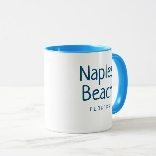 ネープルビーチフロリダコーヒーマグ マグカップ (正面右)