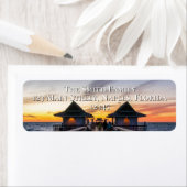 ネープルピアフロリダ海サンセット ラベル (インサイチュ)