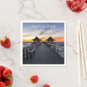 ネープルピアフロリダ海ビーチ スタンダードカクテルナプキン (インサイチュ)