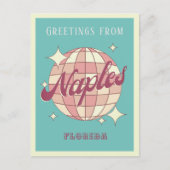 ネープルフロリダディスコレトロヴィンテージはがき ポストカード (正面)