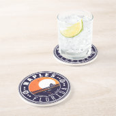 ネープルフロリダビーチレトロサンセットピア80s コースター (側面)