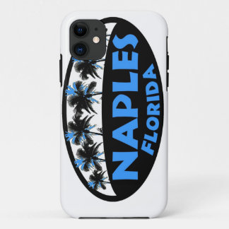 ネープルフロリダブラックブルーパーム iPhone 11 ケース