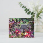 ネープルフロリダボタニカルガーデンスティーブンディアス引用文 ポストカード (スタンド正面)