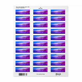 ネープルフロリダ差出人住所ラベル ラベル (フルシート)