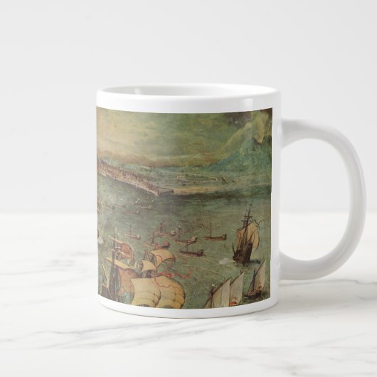 ネープル港バイピエテル・ブルーゲル・ザ・エルダー ジャンボコーヒーマグカップ (右)