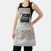 ネームおもしろいヴィンテージオールオーバープリントエプロンの追加 エプロン (インサイチュ)