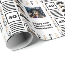 ネームエージ気持ちレトロレインボーブラウン白黒