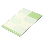 ネームグリーンスクールウィークリープランナー ノートパッド (アングル)