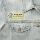 ネームタグキッズデイサービスロゴカスタム文字バッジ 名札 (インサイチュ)