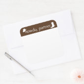 ネームタグ ステッカー バッジ 面白いパーティー ハウディ パートナー (封筒)