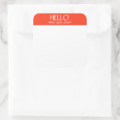 ネームタグ ステッカー バッジ 面白いパーティー ユーモア (バッグ)