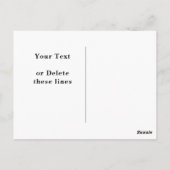 ネームチェンジ テキスト 男の隠れ家 バー ビール ポストカード (裏面)