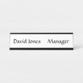 ネームデスクプレートデスク名プレート デスクネームプレート (正面)