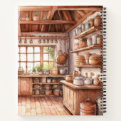 ネームナナのレシピお気に入りの記念調理師本 ノートブック (裏面)