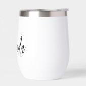 ネームパーソナライズされたガールズトリップブリデスメイド誕生日 (左面)