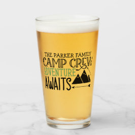 ネームパーソナライズされたキャビンキャンピングアドベンチャー タンブラーグラス