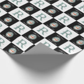 ネームパーソナライズされたグ間抜けース先生クラブ ラッピングペーパー (角)