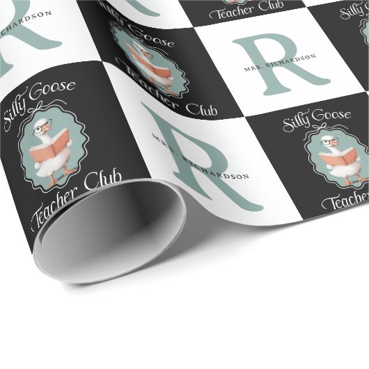 ネームパーソナライズされたグ間抜けース先生クラブ ラッピングペーパー (ロールコーナー)