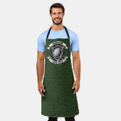 ネームパーソナライズされたゴルファーGOLFクラブターフクラブハウス エプロン (着用した状態)