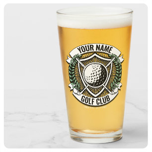 ネームパーソナライズされたゴルファーGOLFクラブターフクラブハウス タンブラーグラス